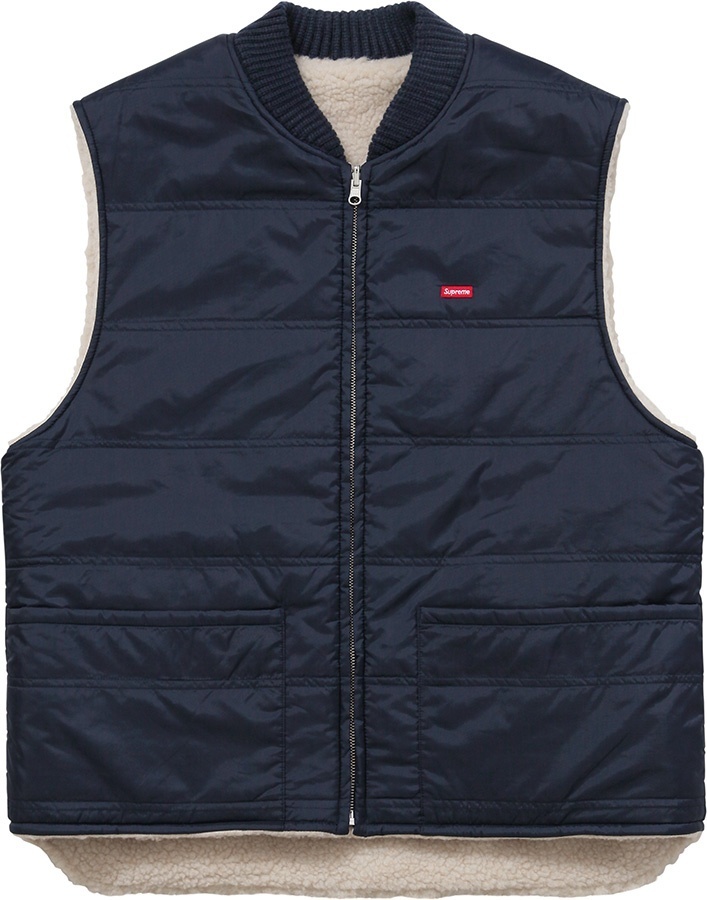Sherpa Fleece Reversible Work Vest view 9